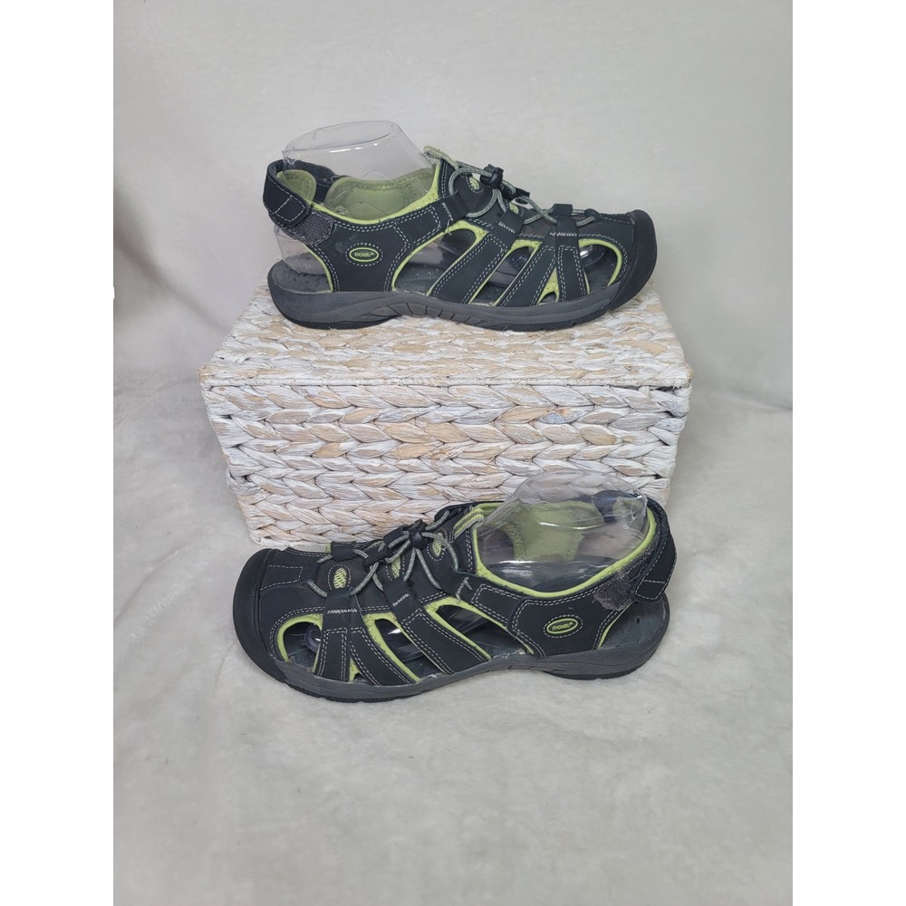Khombu Fisherman Hiking Gorpcore Sandals Leather Camping Outdoor Womens Size 9
